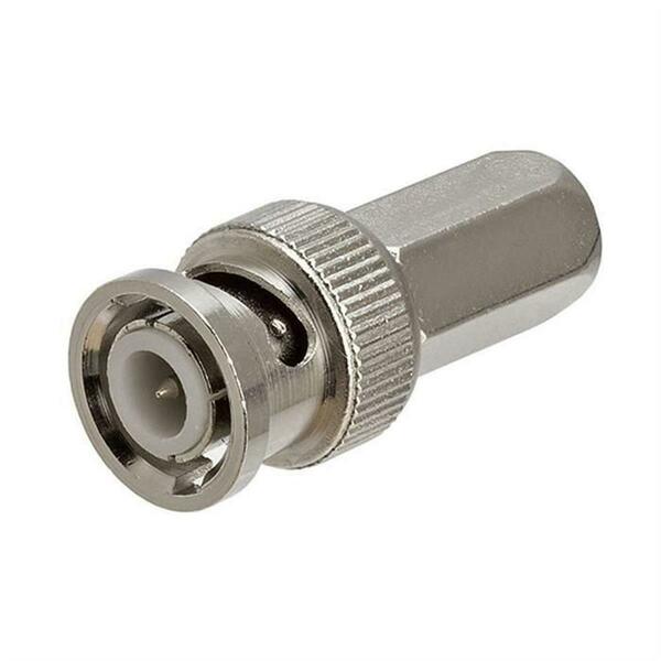 Cmple BNC Male Twist-on Connector, RG6 285-N